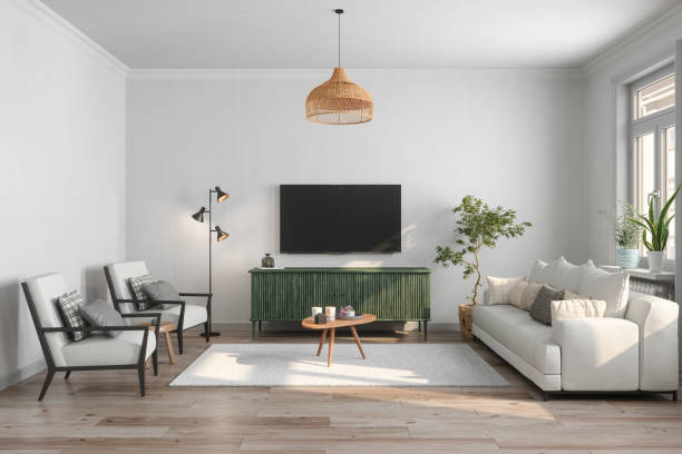 After Modern Living Room
